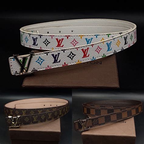 correa louis vuitton original|Louis Vuitton belt for women.